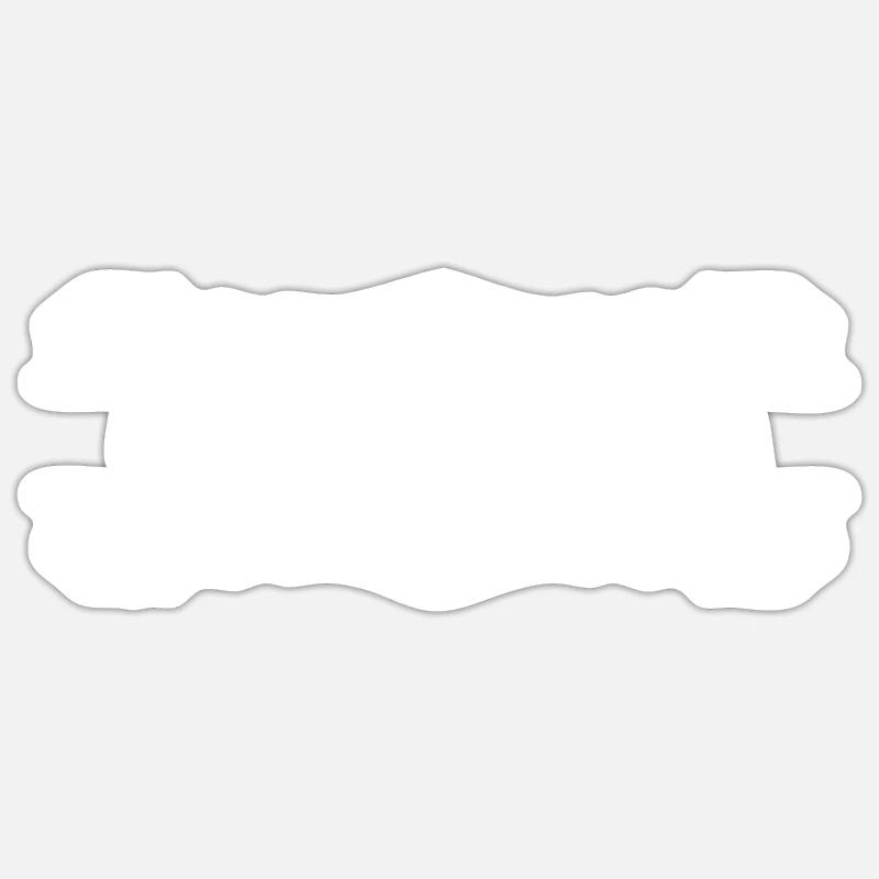 Allegra - Sticker Größe S (10 x 10 cm) - Mattweiß