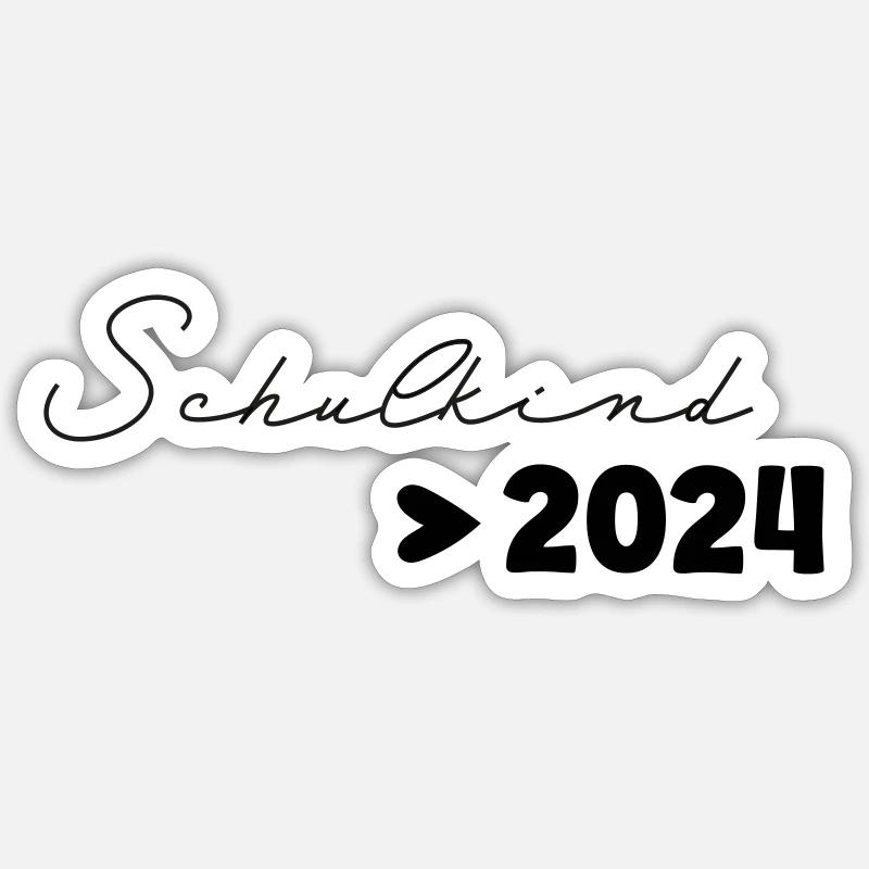 Écolier 2024 - Sticker taille S (10 x 10 cm) - blanc mat