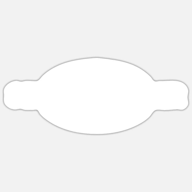 Chauffeur de service - Sticker taille S (10 x 10 cm) - blanc mat
