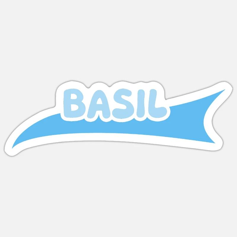 Cadeau pour le basilic Sticker taille S (10 x 10 cm)
