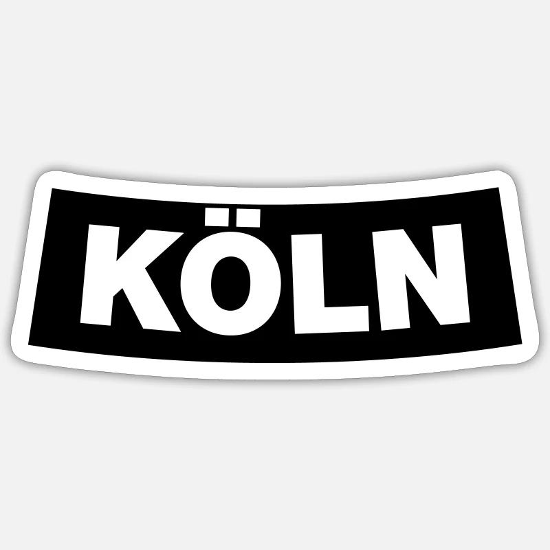 Cologne Chapter Element (JGA MC-Rocker-Design) Sticker size S (10 x 10 cm)