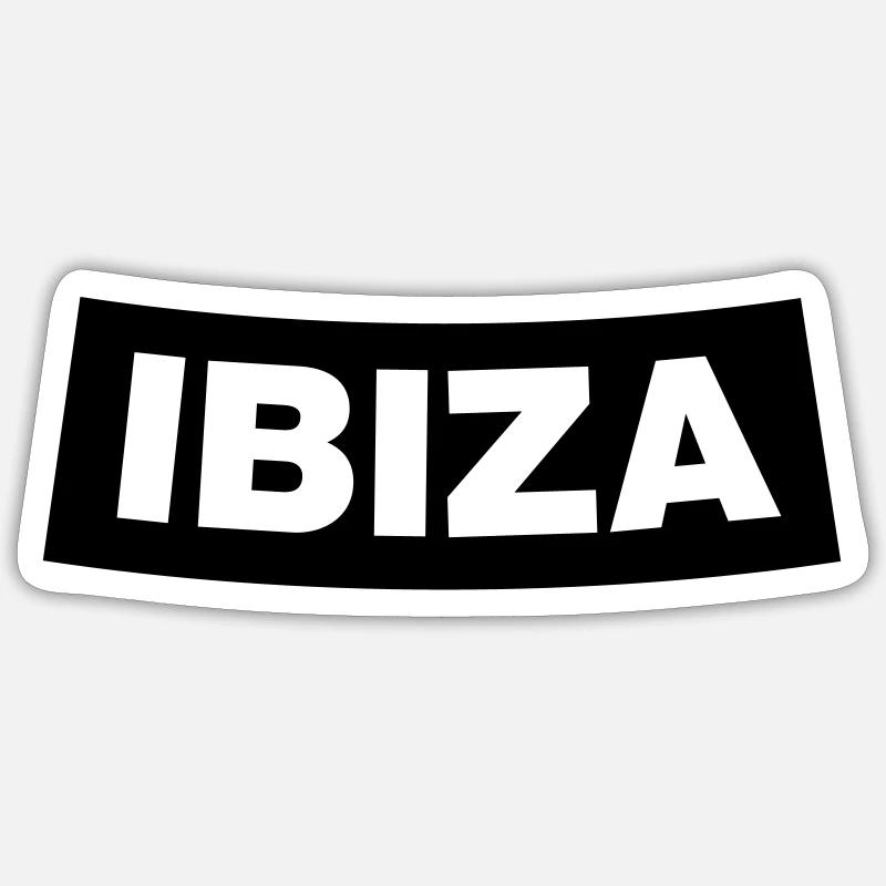 IBIZA Chapter Element (JGA MC-Rocker-Design) Sticker Größe S (10 x 10 cm)