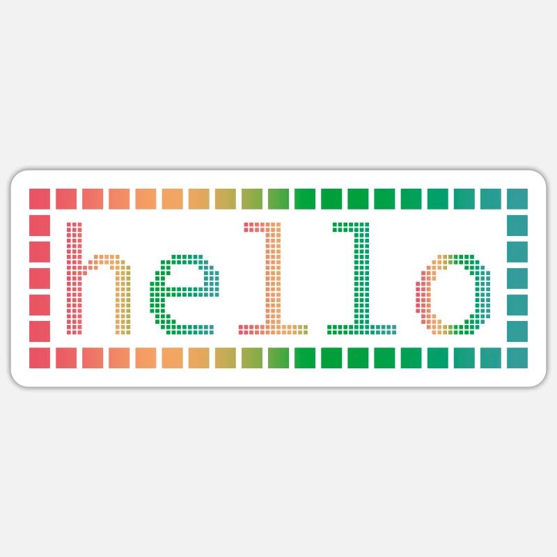 Sticker size S (10 x 10 cm) - 