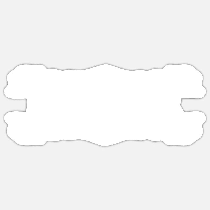 Nom Hennes - Sticker taille S (10 x 10 cm) - blanc mat