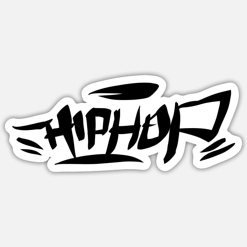 Graffiti Tag HipHop Simple 01 1C Sticker taille S (10 x 10 cm)