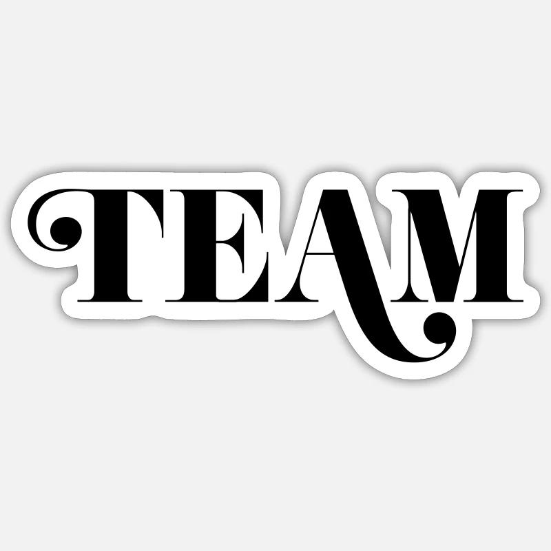 Team Sticker size S (10 x 10 cm)