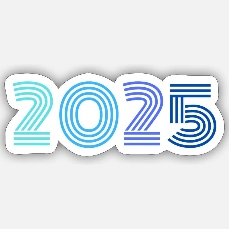2025 Sticker Größe S (10 x 10 cm)