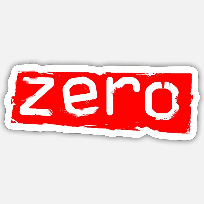 Zero punk bar Sticker size S (10 x 10 cm)
