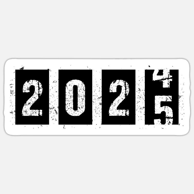 2025 - Sticker size S (10 x 10 cm) - white matte