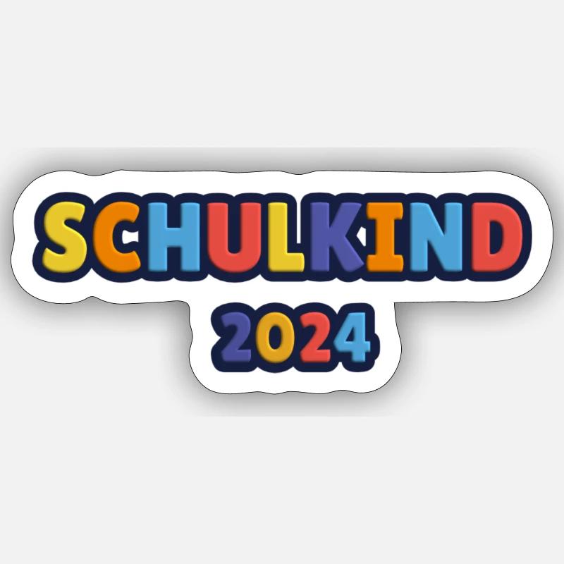 Écolier 2024 - Sticker taille S (10 x 10 cm) - blanc mat