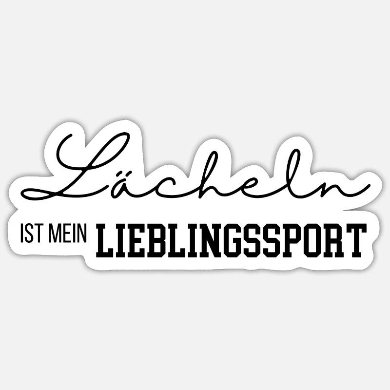 Lustiger Spruch - Sticker Größe S (10 x 10 cm) - Mattweiß