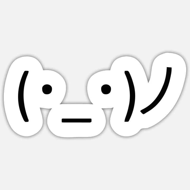 Dites simplement bonjour ! 👋 Sticker taille S (10 x 10 cm)