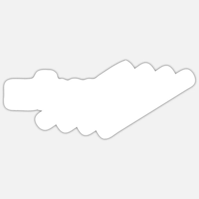 Meunier - Sticker taille S (10 x 10 cm) - blanc mat