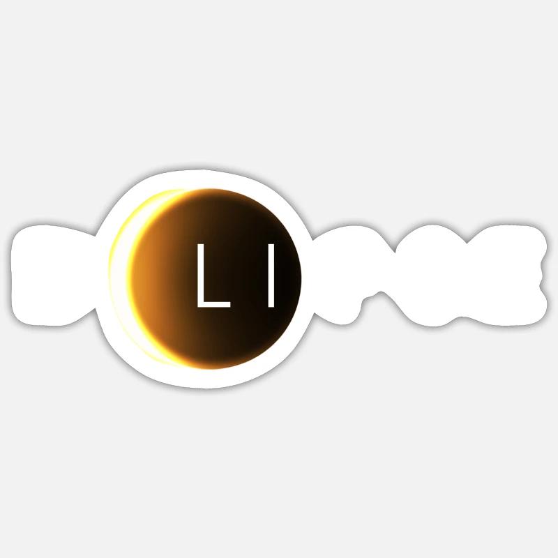 Solar eclipse Sticker size S (10 x 10 cm)