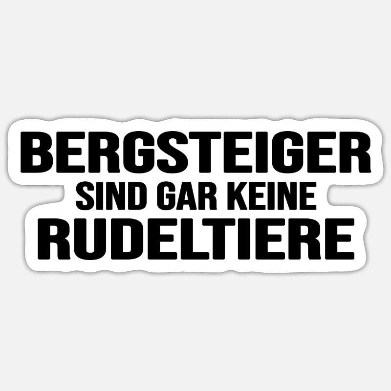 Bergsteiger alpinist klettern eisklettern - Sticker Größe S (10 x 10 cm) - Mattweiß