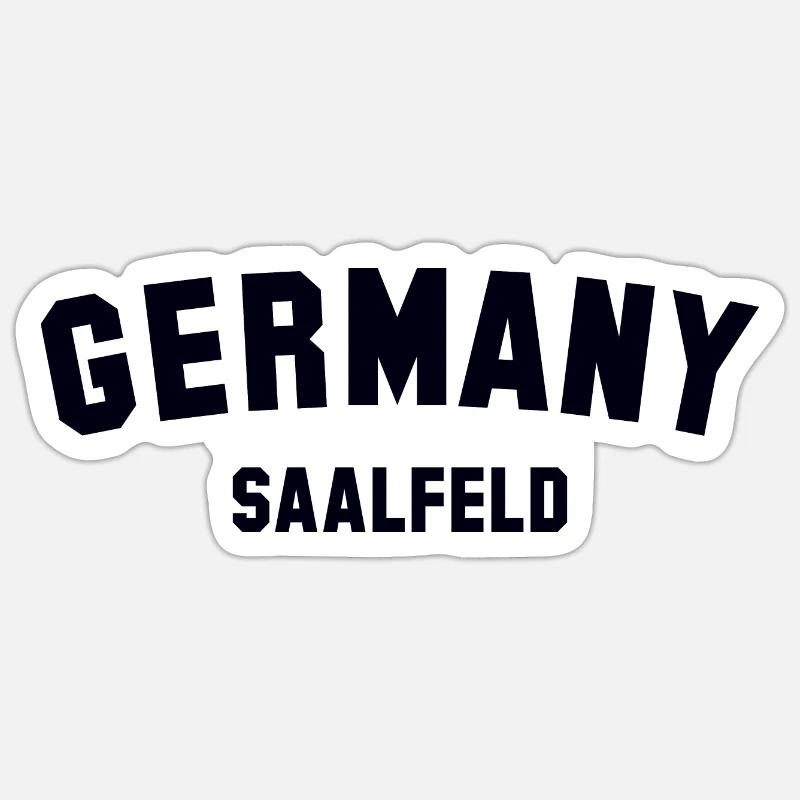SAALFELD Germany Sticker size S (10 x 10 cm)