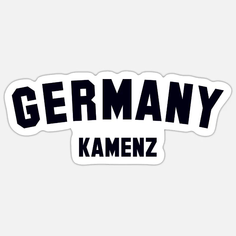 KAMENZ - Sticker Größe S (10 x 10 cm) - Mattweiß