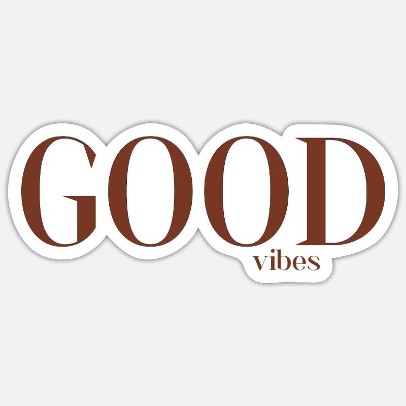 Goood Vibes Sticker Größe S (10 x 10 cm)