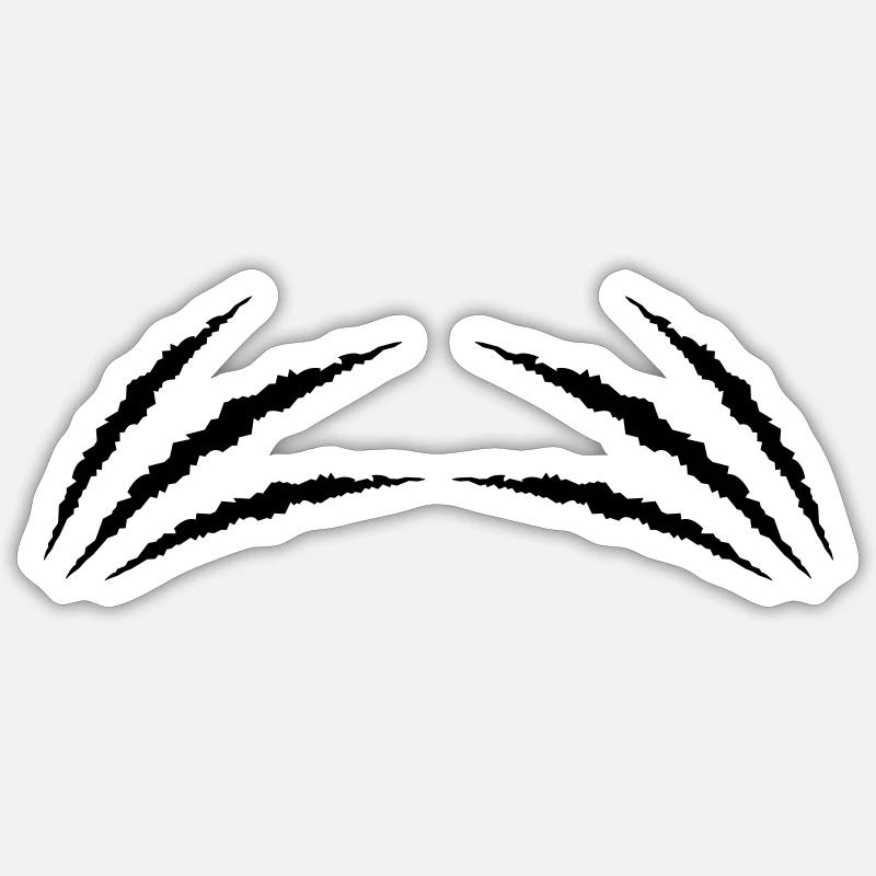 Griffes 2 Sticker taille S (10 x 10 cm)