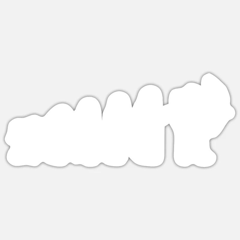 Archer Evolution Archery - Sticker size S (10 x 10 cm) - white matte