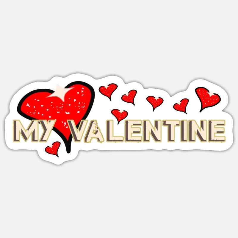 Fabelhafte Valentinstag Sticker Größe S (10 x 10 cm)
