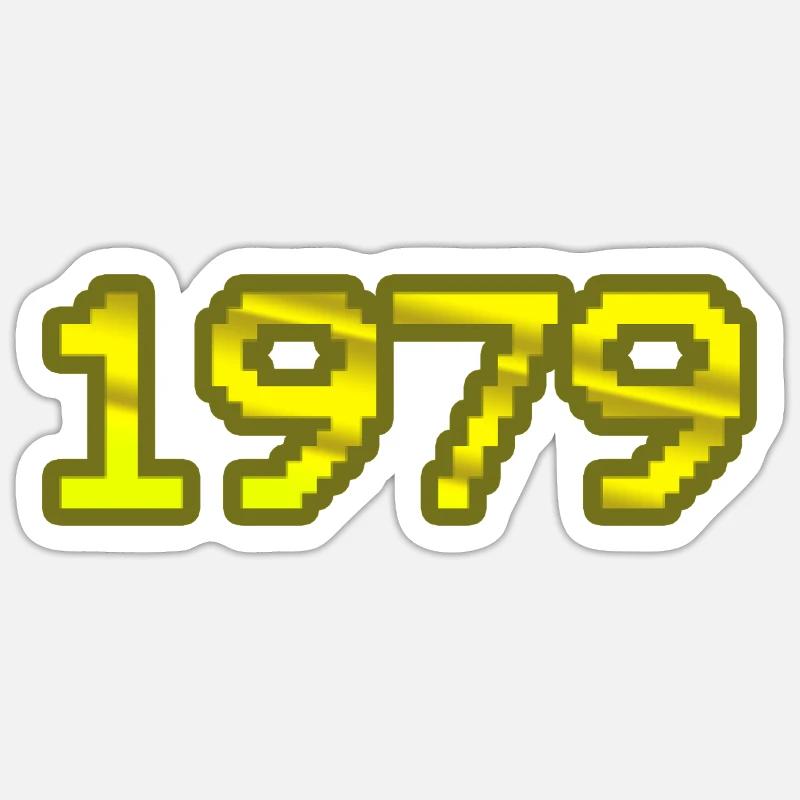 1979 - Sticker size S (10 x 10 cm) - white matte