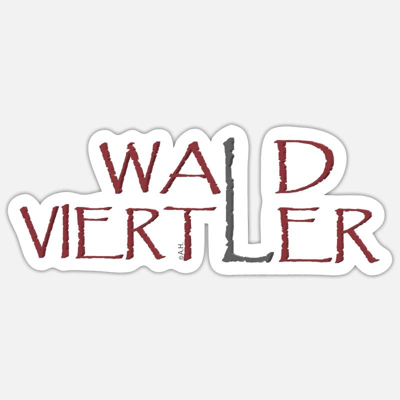 WaLdviertLer Sticker Größe S (10 x 10 cm)