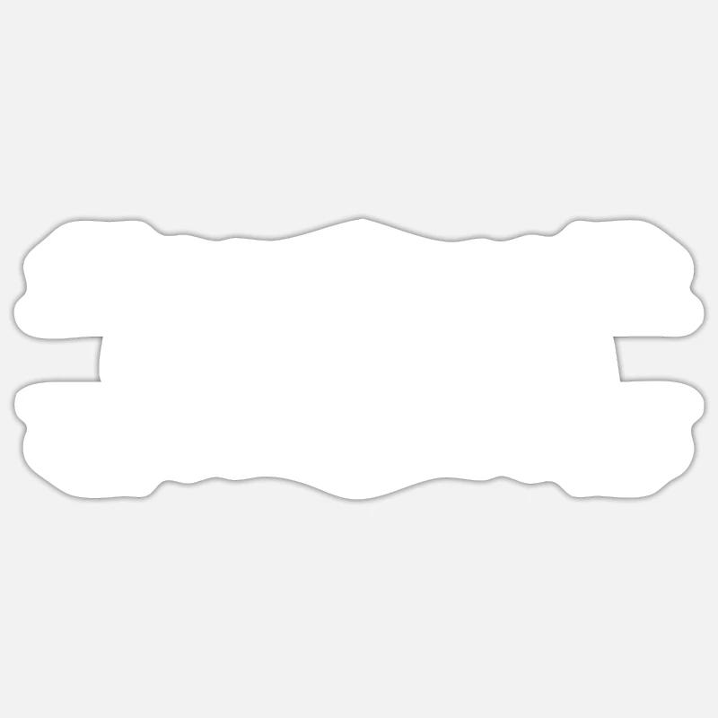 Alyssia - Sticker taille S (10 x 10 cm) - blanc mat