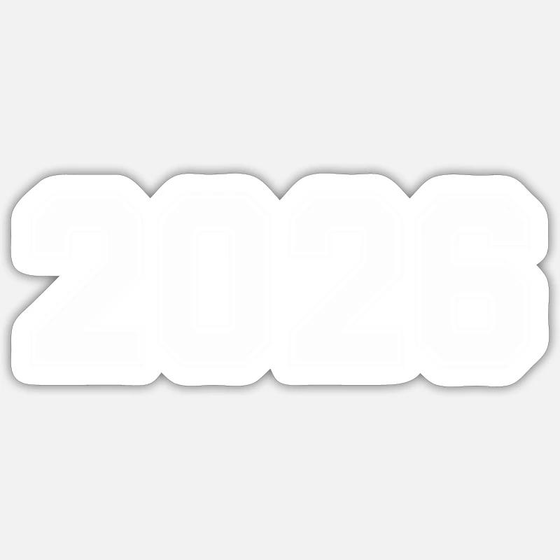 2026 - Sticker size S (10 x 10 cm) - white matte