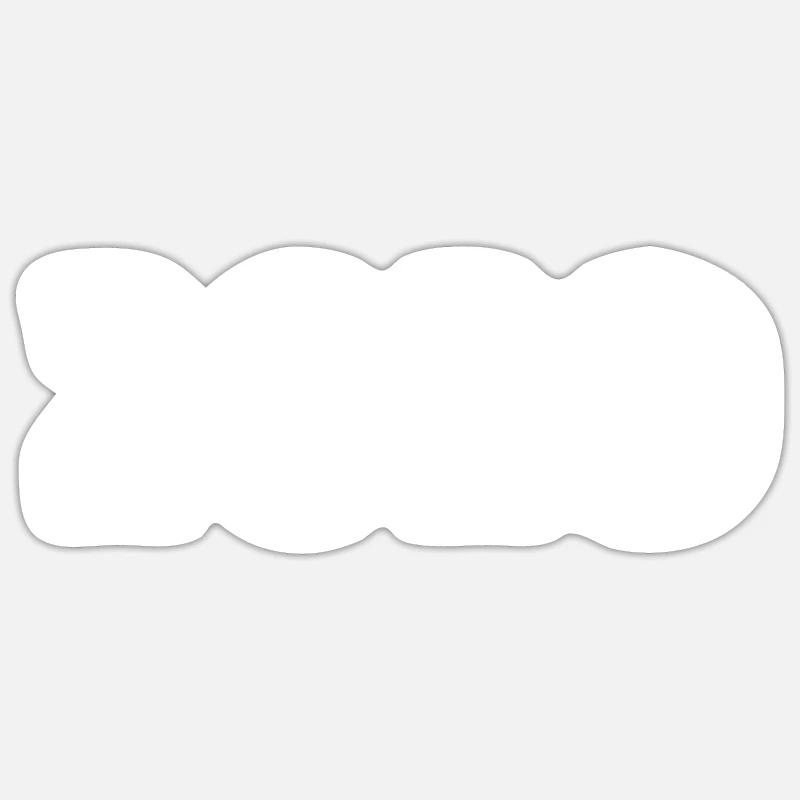 Né en 2029 - Sticker taille S (10 x 10 cm) - blanc mat