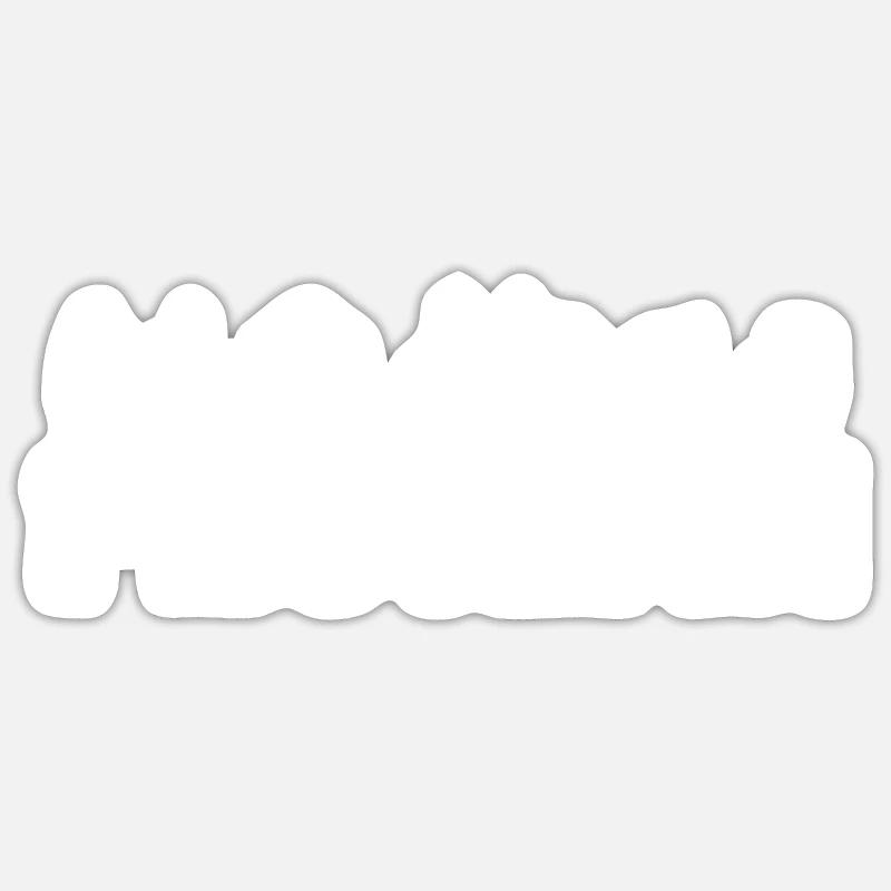 Gebärdensprache Florian - Sticker Größe S (10 x 10 cm) - Mattweiß