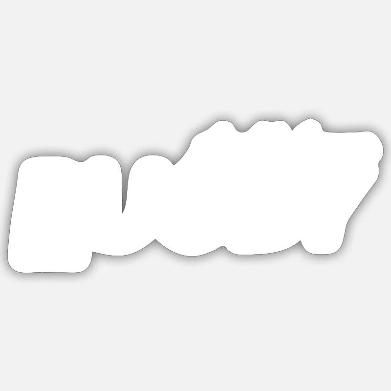 Sticker Größe S (10 x 10 cm) - 