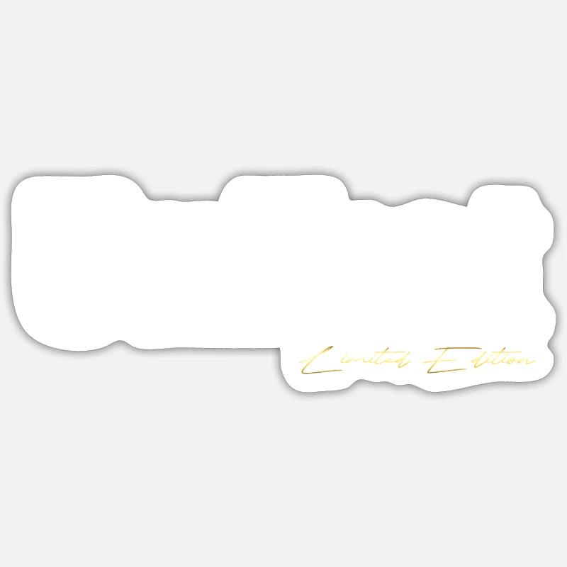 Pièce unique - Sticker taille S (10 x 10 cm) - blanc mat