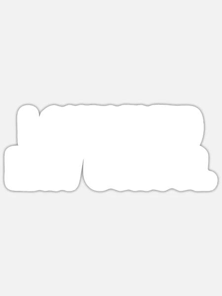  - Sticker size S (10 x 10 cm) - white matte