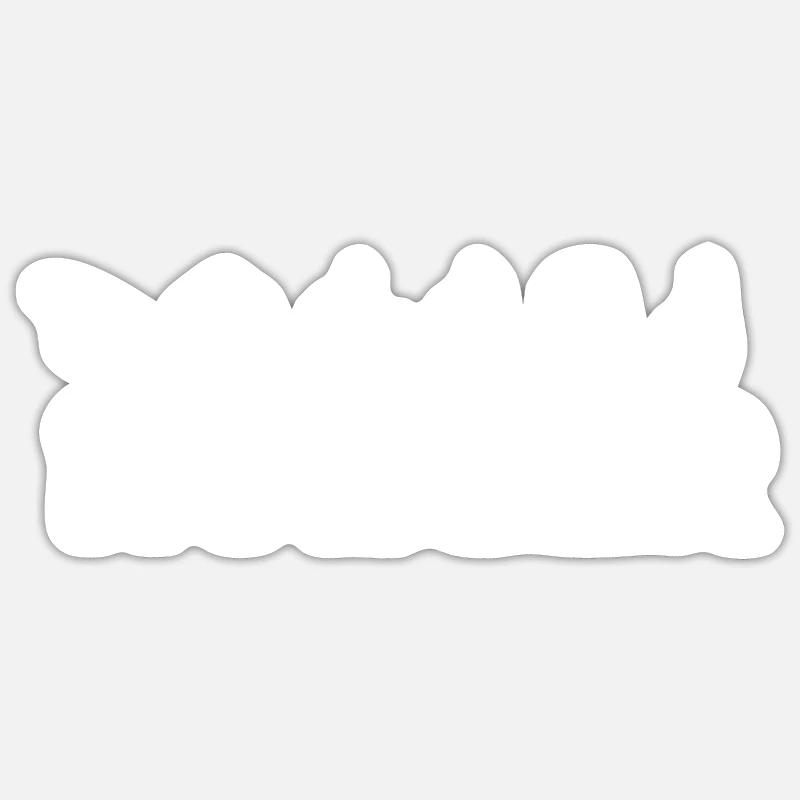 Gebärdensprache Holger - Sticker Größe S (10 x 10 cm) - Mattweiß