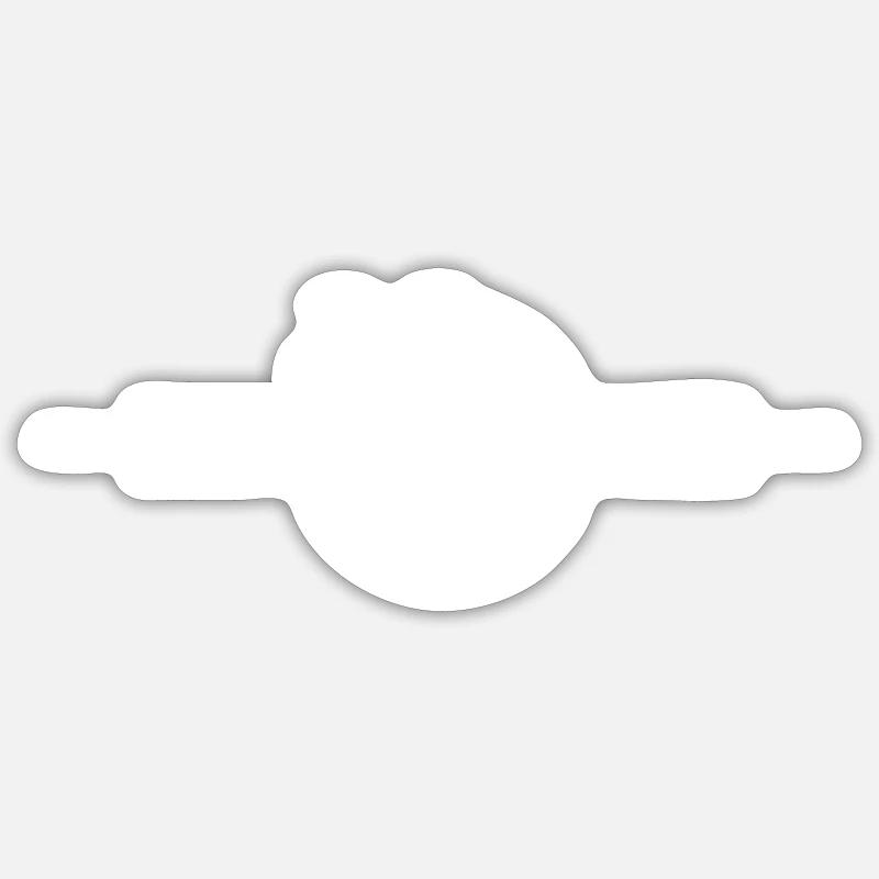 Palm Trees Beach Sticker size S (10 x 10 cm)