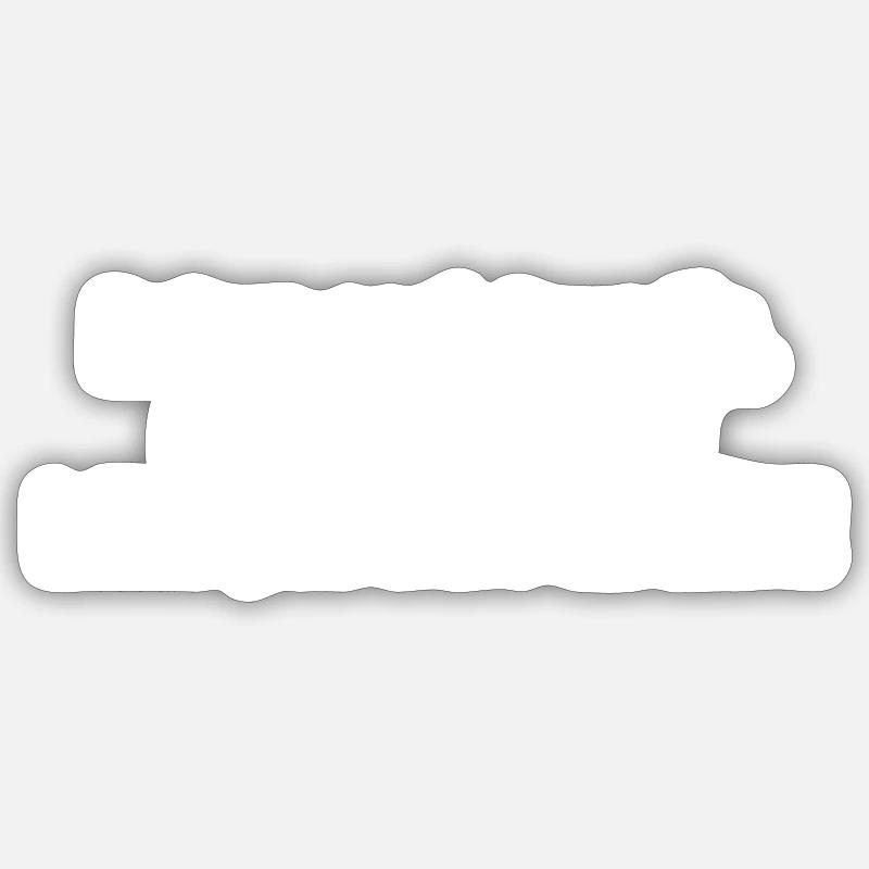 Before - Sticker taille S (10 x 10 cm) - blanc mat