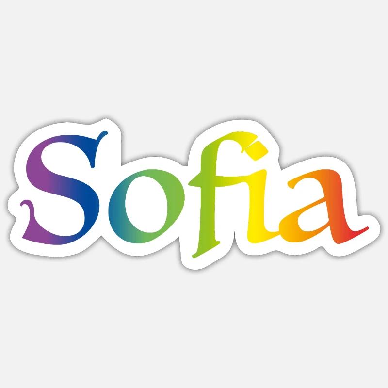 Sofia Sticker Größe S (10 x 10 cm)