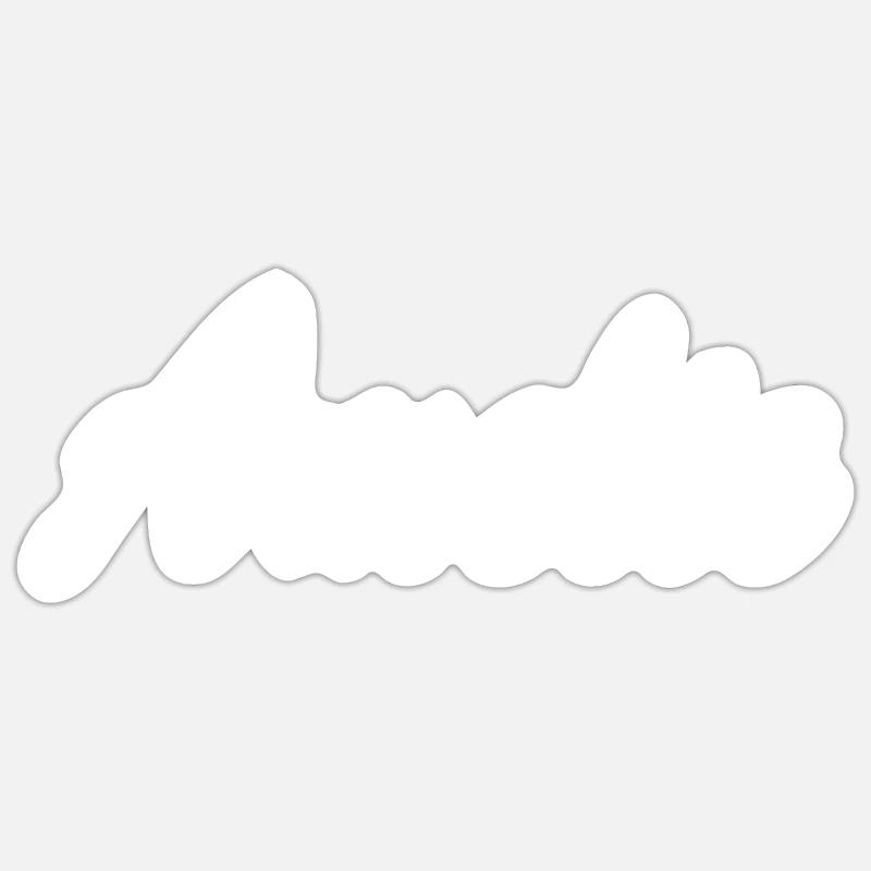 Amelie - Sticker size S (10 x 10 cm) - white matte