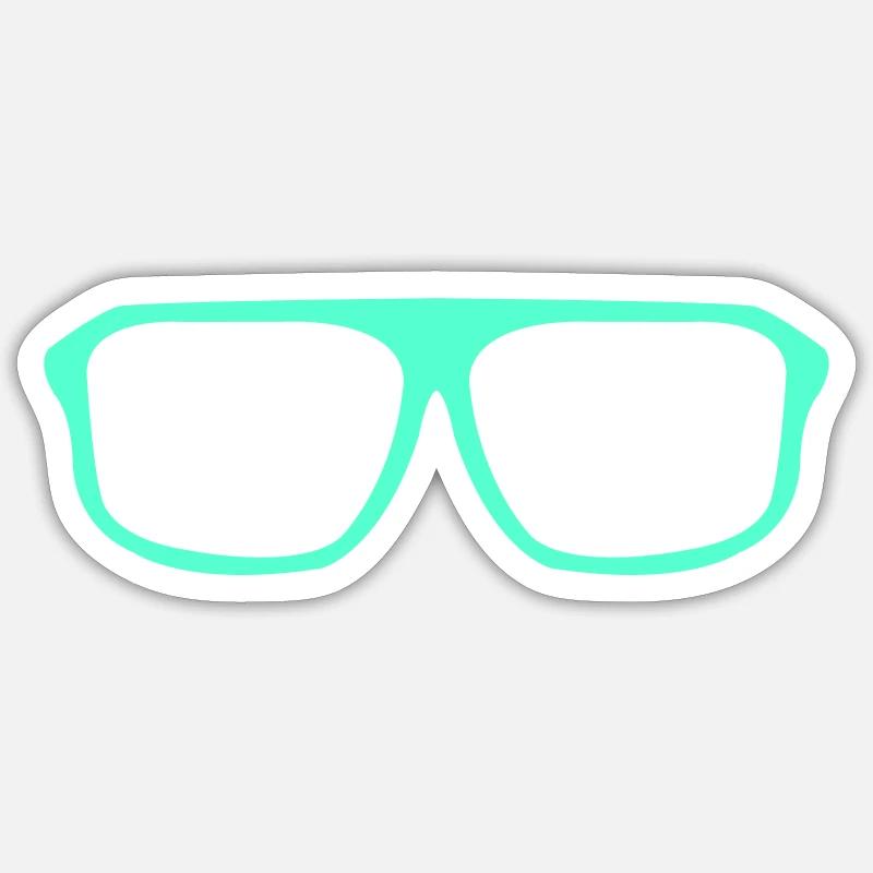Spectacles Sticker size S (10 x 10 cm)