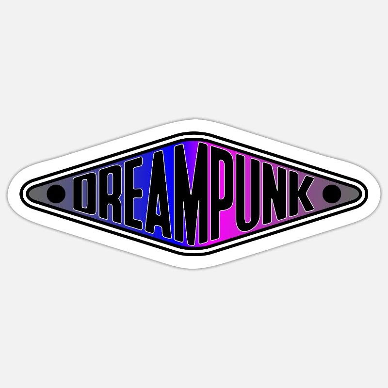Dreampunk Neon Diamond Sticker size S (10 x 10 cm)