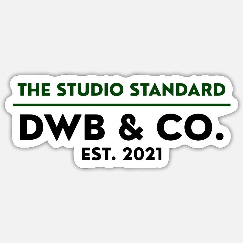 Der Studio-Standard Sticker Größe S (10 x 10 cm)