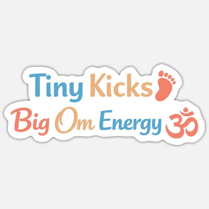 Vorgeburtliches Yoga Werdende Mutter Sticker Größe S (10 x 10 cm)