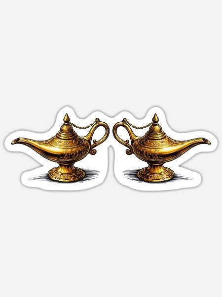 - Sticker size S (10 x 10 cm) - white matte