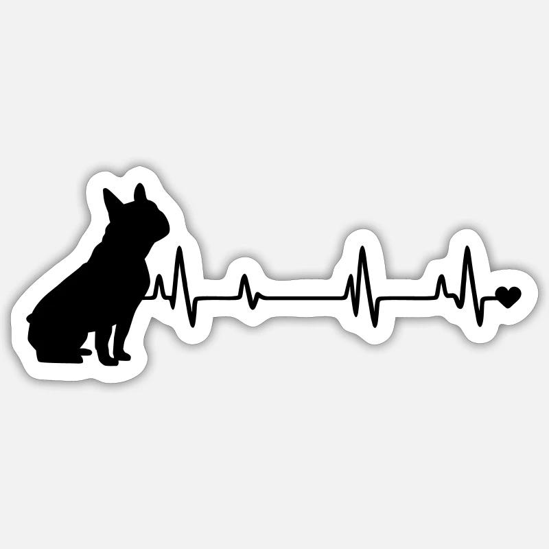 Hund Sticker Größe S (10 x 10 cm)