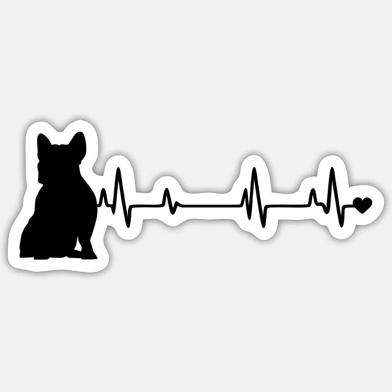 Hund Sticker Größe S (10 x 10 cm)