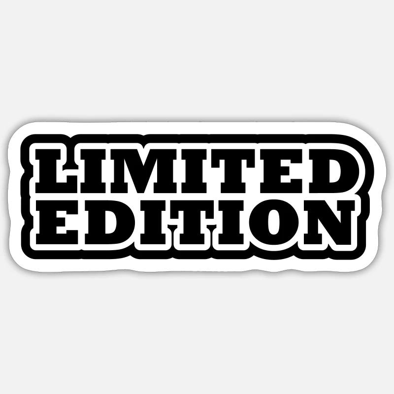 limited_edition- - Sticker size S (10 x 10 cm) - white matte