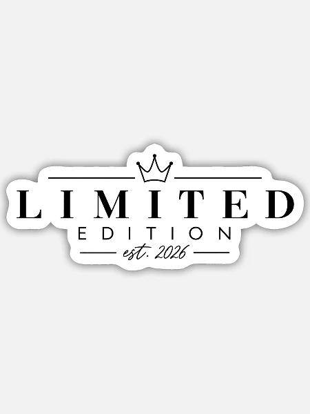 Limited Edition - Sticker Größe S (10 x 10 cm) - Mattweiß