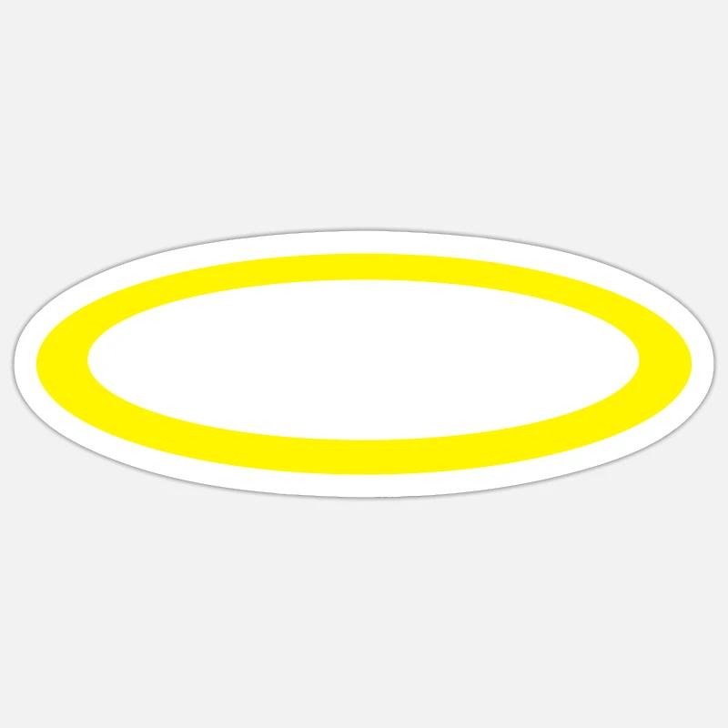 ange - Sticker taille S (10 x 10 cm) - blanc mat