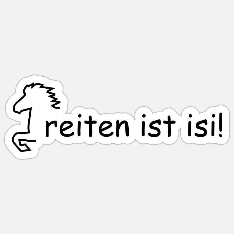 Pferd Sticker size S (10 x 10 cm)